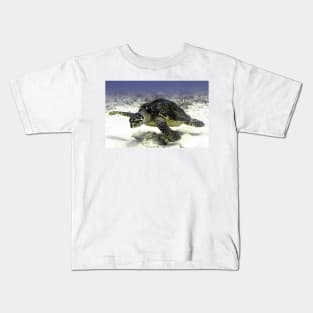 Caribbean Sea Turtle Kids T-Shirt